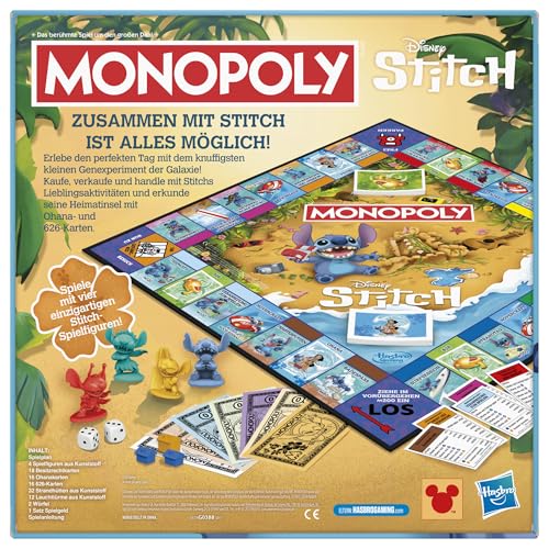 Monopoly Disney Stitch Edition Brettspiel - Deutsche Fassung – Bild 5