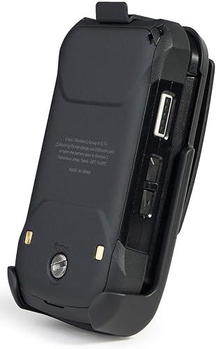 Miniatura 3 de Nakedcellphone Funda para Kyocera DuraXV Extreme, DuraXE Epic, DuraXA Equip, [giratorio/trinquete] Funda con clip para cinturón para Verizon E4810