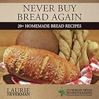 Never Buy Bread Again: 20+ Homemade Bread Recipes 1536982628 Book Cover