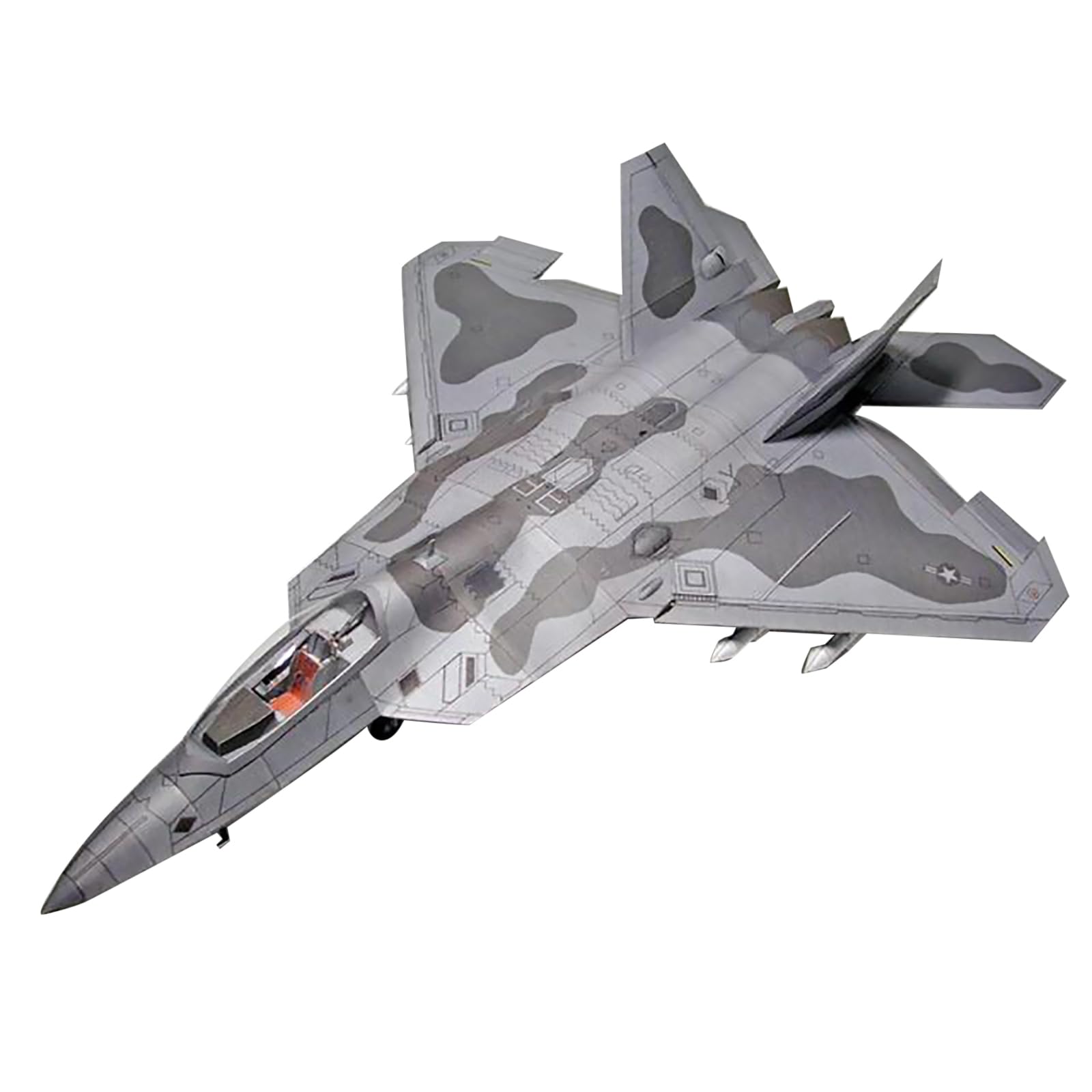 Amazon | 1:33ペーパー アメリカ F-22戦闘機模型 シミュレーション 