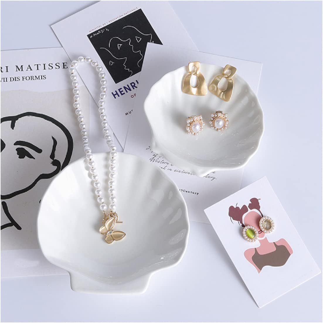 Shell Key Bowel Amazon.com: STKMELON shell jewelry dish, Trinket Tray Jewelry Ring Dish ...