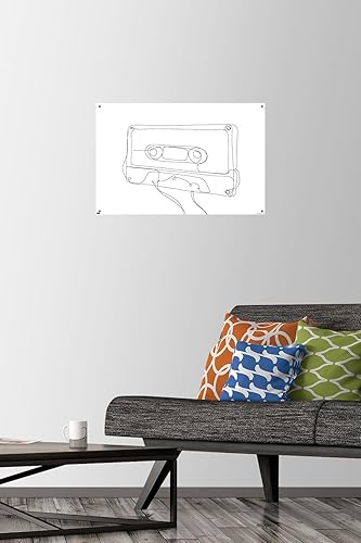 Miniatura 2 de Trends International LINE AND BRUSH - Continuous Line Cassette Wall Poster with Push Pins