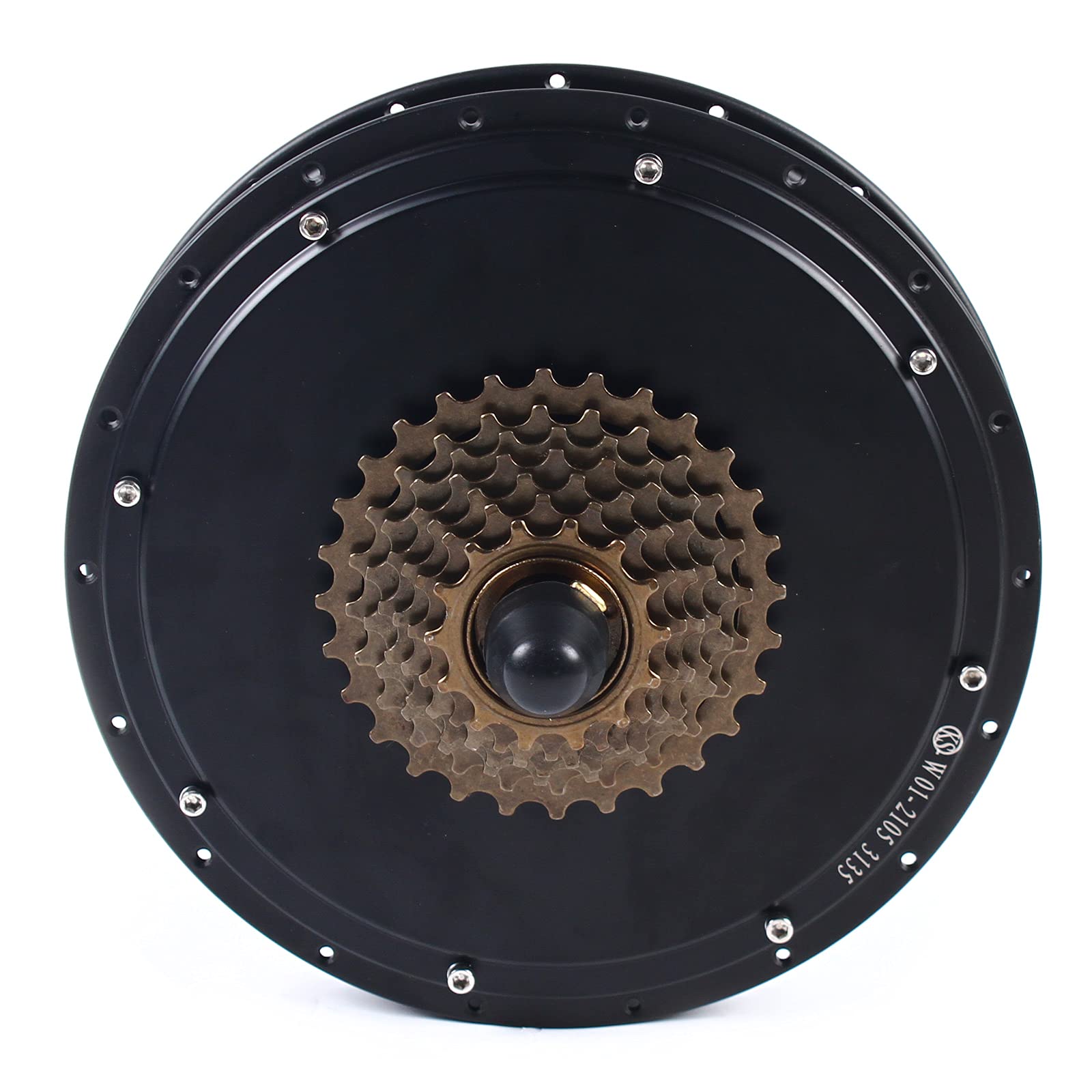 AKaSping 48V 1500W Electric Bicycle Rear Hub Motor Threaded Brushless Gearless Motor with 7-Speed Flywheel E-Bike Rear Wheel Conversion Kit for 20-29 Inches Bike Wheel