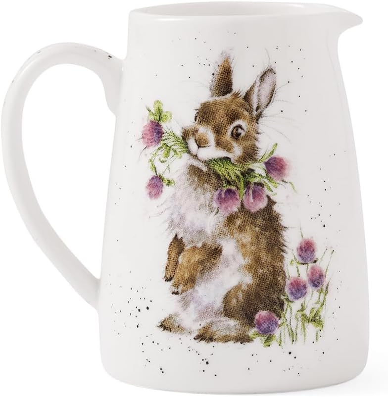 Wrendale Designs Royal Worcester Wrendale Deigns Small Posie or Individual Cream 125 ml Jug Head Clover Heels Rabbit