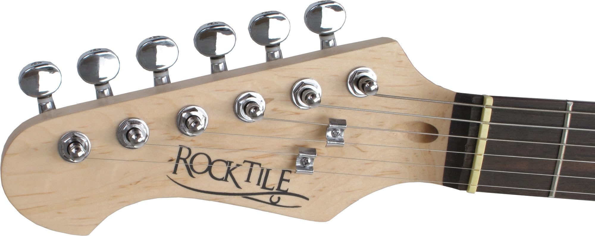 Rocktile Pro ST3 BK RW L E-Gitarre Linkshänder Set – E-Gitarren-Komplettset für Anfänger – inkl. Gigbag mit 3 Außentaschen und Rucksackgurten – Linkshänder E-Gitarre - Schwarz