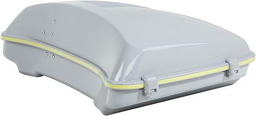 Miniatura 45 de TCMT Caja de maletero de motocicleta Razor de 5.5 pulgadas con llave de pestillo compatible con Harley 2014-2025 Touring CVO Road King Road Glide