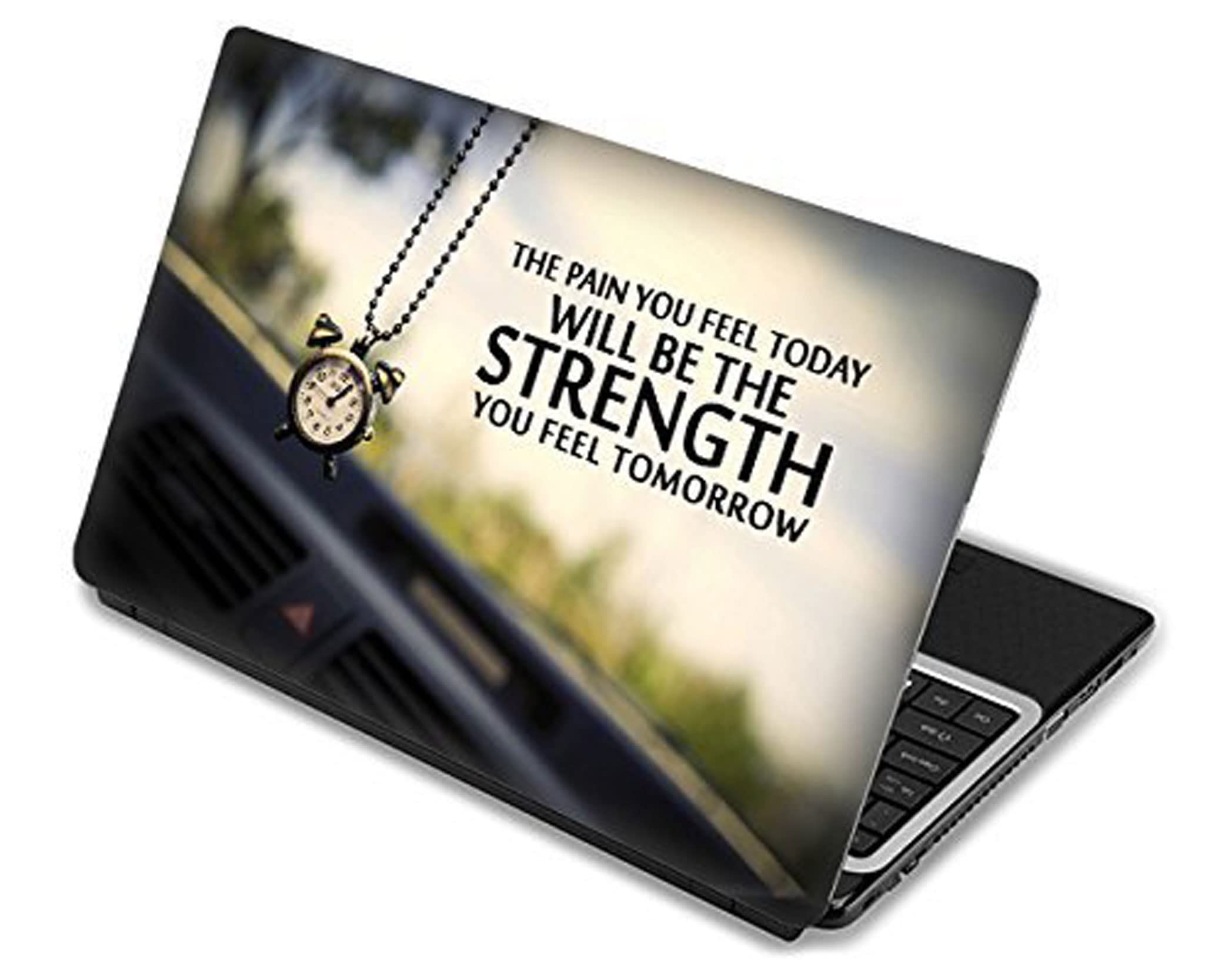 Elton Will Be The Strength Theme Laptop Skin Sticker Decal,13.3" 14" 15" 15.4" 15.6 inch Laptop Universal Vinyl Skin Sticker Cover Dustproof Waterproof Art Decal Protector with Free 2 Wrist Pad Skins (B07HYZ4KRR) Amazon Price History, Amazon Price Tracker