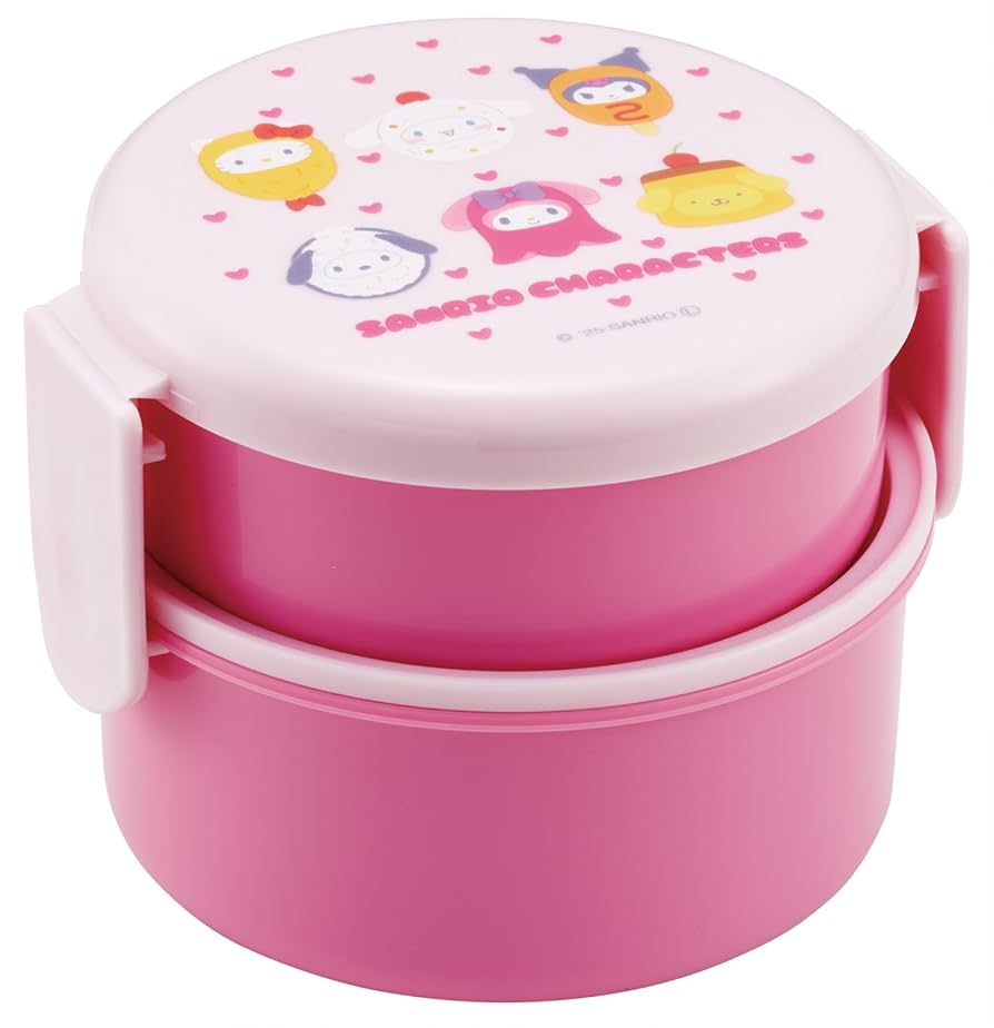 Amazon｜スケーター(Skater) 弁当箱 抗菌 2段 ランチボックス 丸