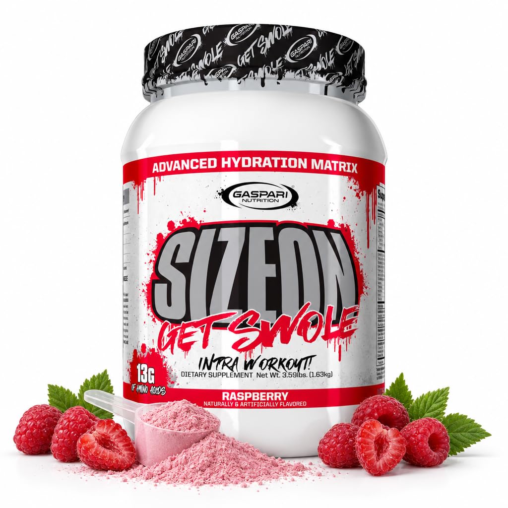 Gaspari Nutrition SizeOn Intra Workout Powder, Carb Supplement, Amino Acid & Creatine Formula, Increased Muscle Volume & Recovery (3.59 Pounds, Rainbow Candy) — Amazon image 12
