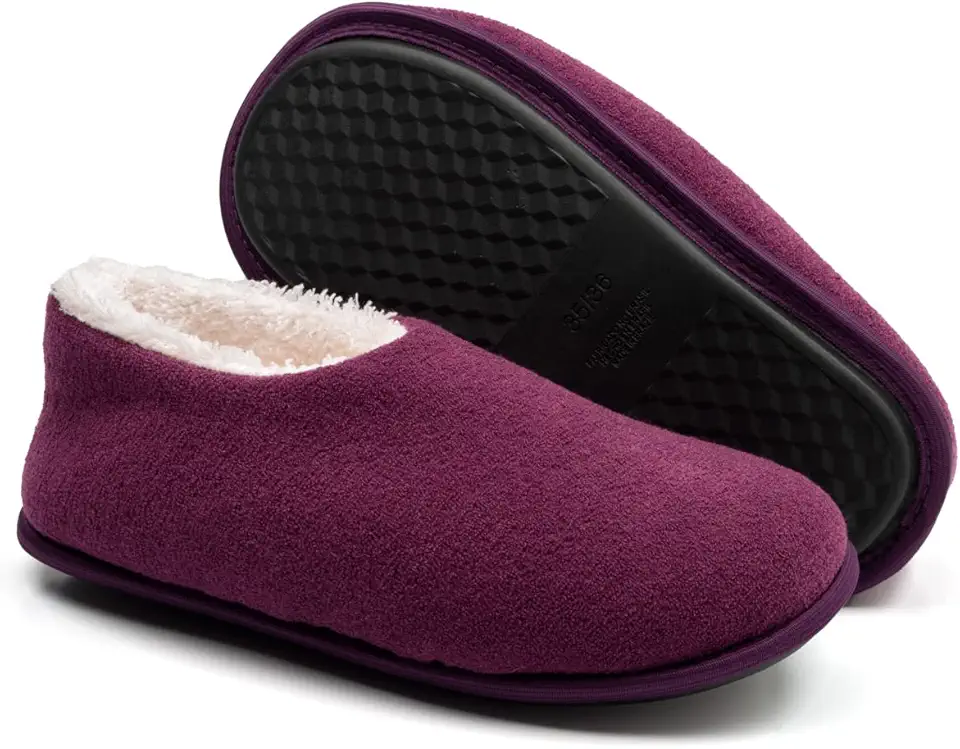 Pantufa Sapatilha Bordo MEU CÉU – 5 Camadas de Proteção + Forro Pelúcia Macio – Antiderrapante e Super Quentinha - Lavável na Máquina