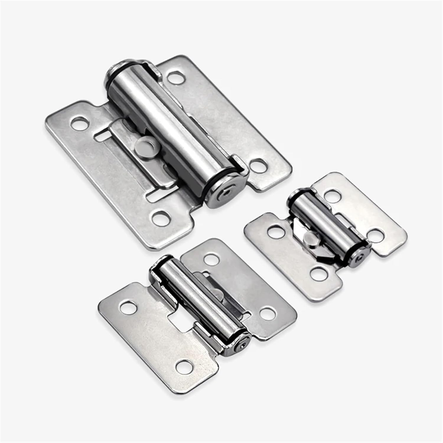 Bisagrpara muebles planos de Metal， Bisagra de puerta de acero inoxidable con amortiguación de fricción y tope libre de posicionamiento HHPT-3-7-15(Medium-0.7n.m)