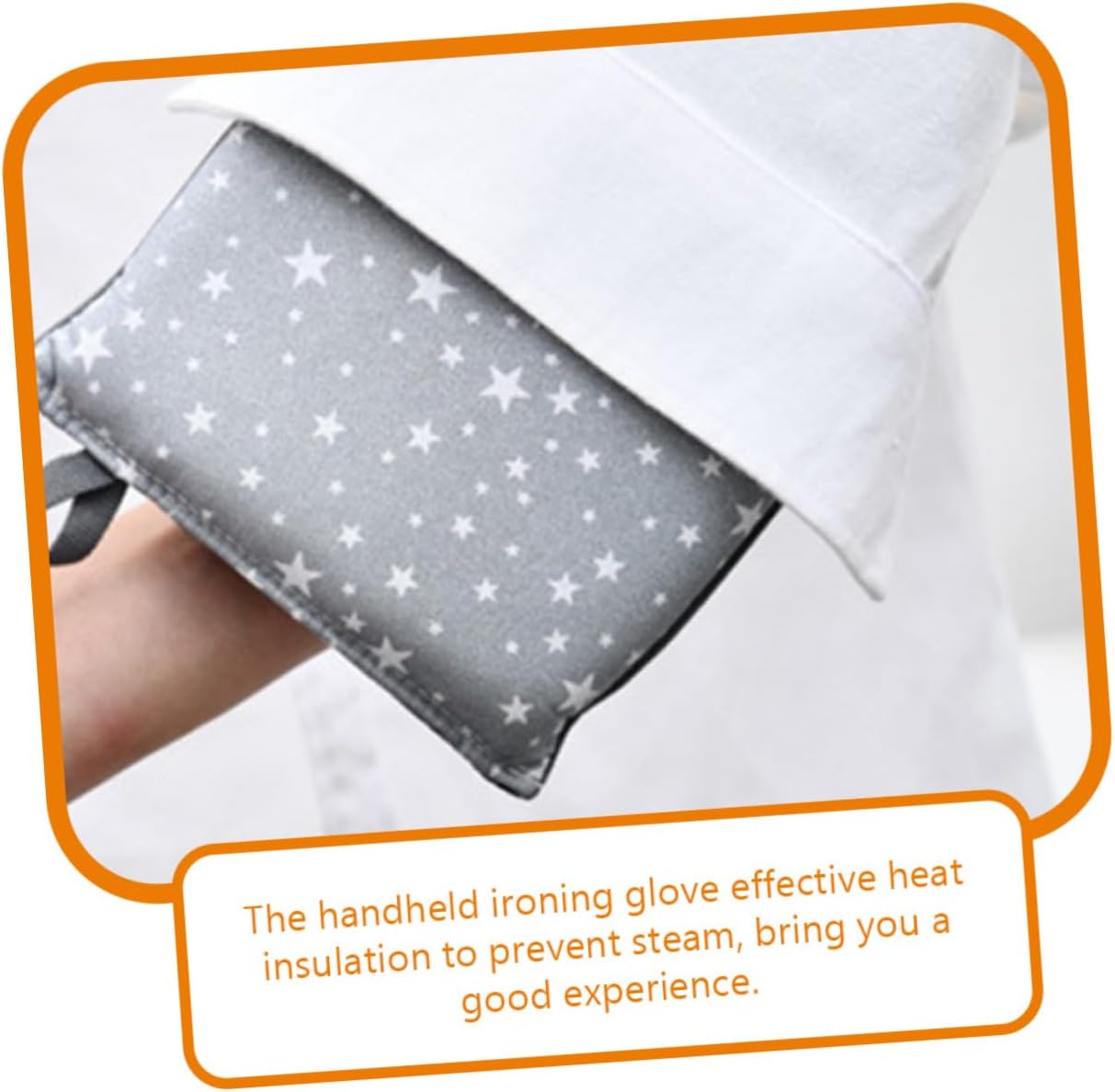 Mikinona 2pcs Ironing Gloves for Safe Steaming of Clothes Lightweight Breathable Garment Steamer Mittens for Shirts Pants Skirts Practical -Scald