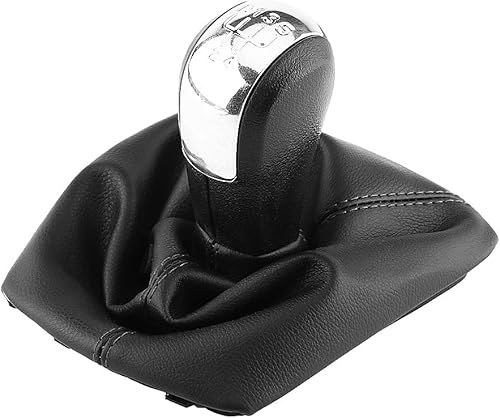 Miniatura 4 de Qiilu Pomo de silicona Skoda Octavia 2011 para Skoda Octavia Pomo de engranajes de 5 velocidades Pomo de palanca de cambios para Skoda Octavia
