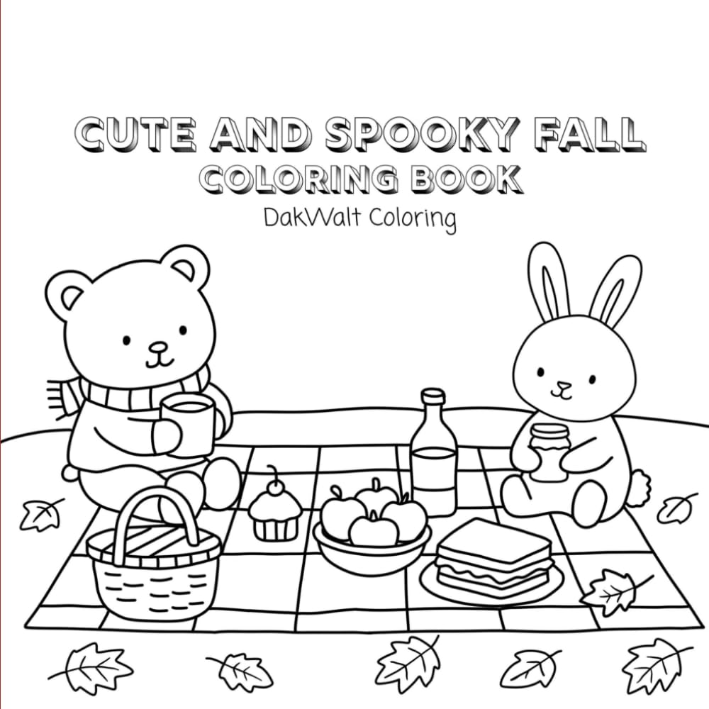 Cute and Spooky Fall Coloring Book