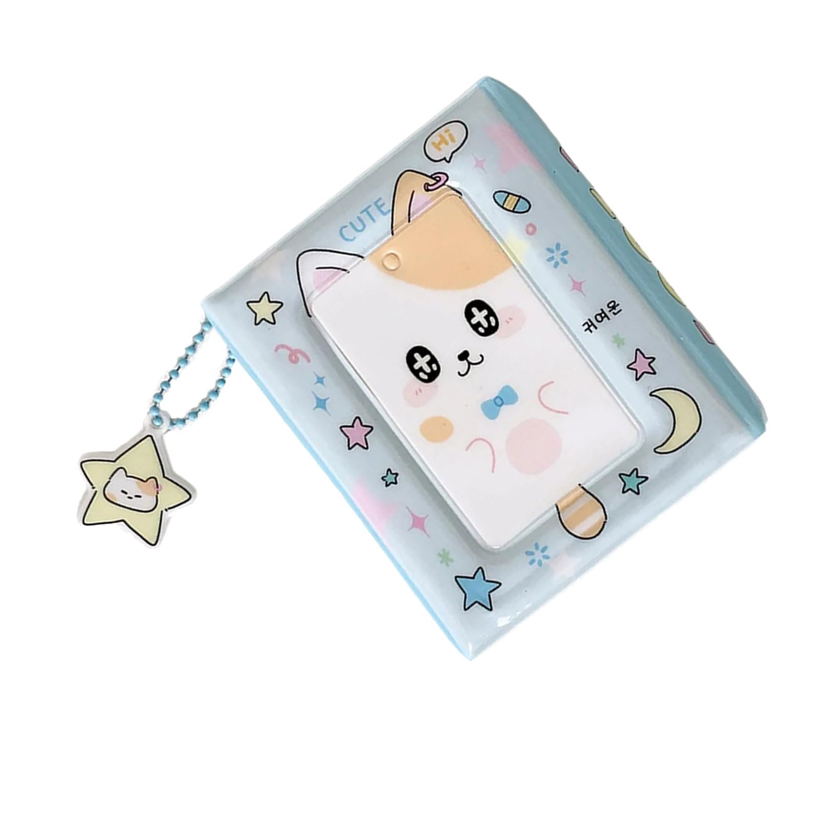 alloneslife Cartoon Animal Pattern Small Photocard Album 40 Pocket Idol Photo Binder Book Portable Design for Collectors Fan Gift Photocard Album