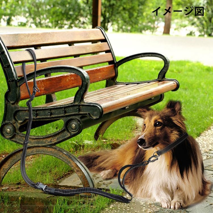 Amazon | 犬用リード 大型犬 中型犬 ショルダー ウエスト 蛍光 頑丈