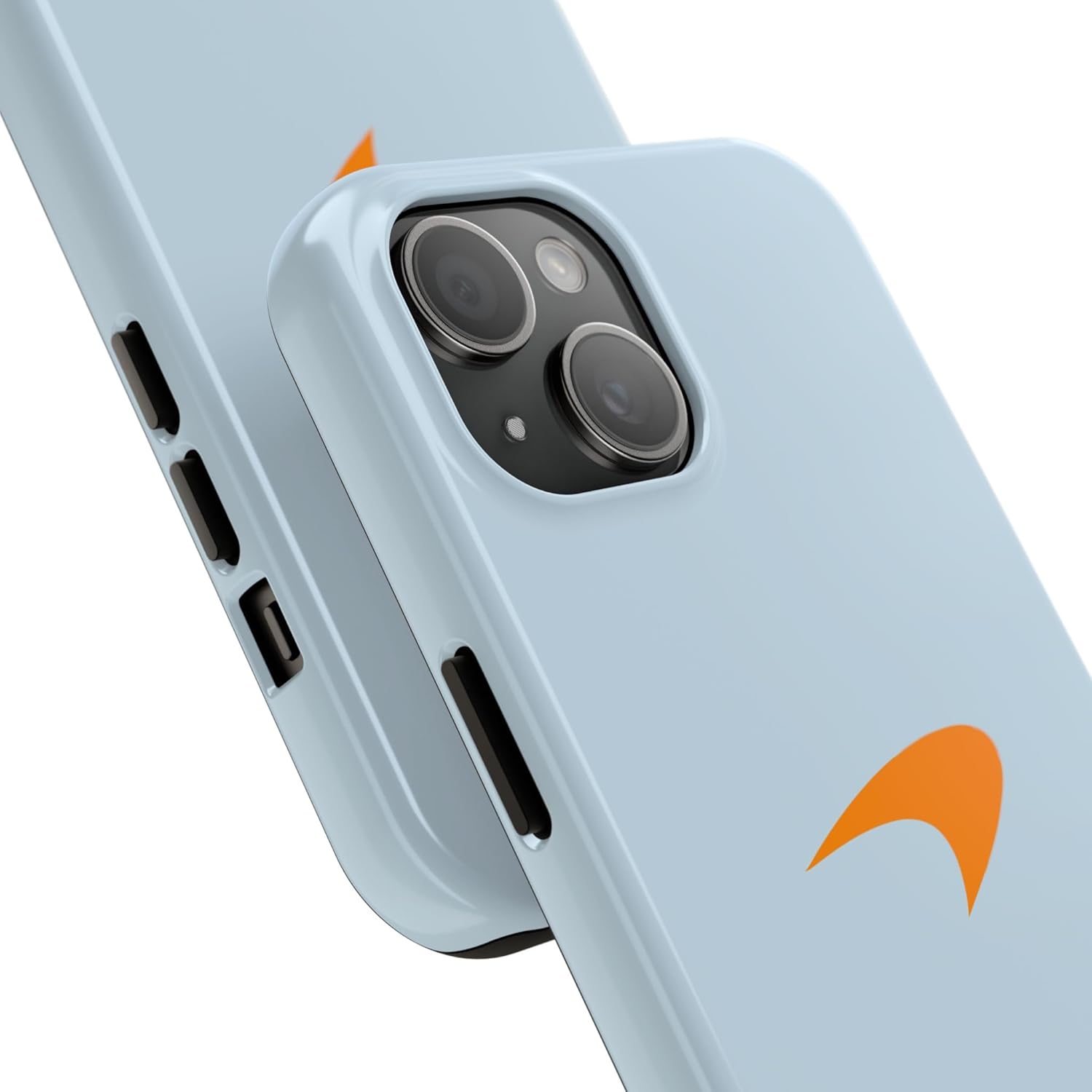 Tough Phone Case for Papaya Formula Racing Team | Pastel Blue | Compatible with All iPhone 16 15 14 13 12 11 X Series and S Series