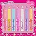 7pc Fruity Flavored Lip Gloss Set - Lip Gloss in Assorted Fruity Flavors, Non Toxic Makeup for Kids & Teens