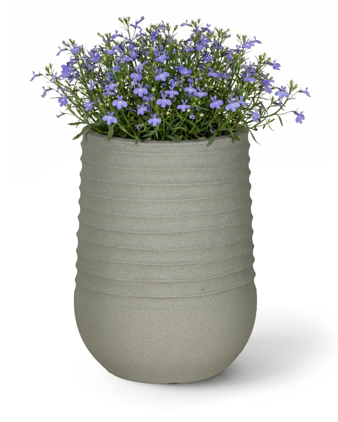 Cache-pot de jardin gris 53x70x53cm Costa L Mazovia intérieur extérieur