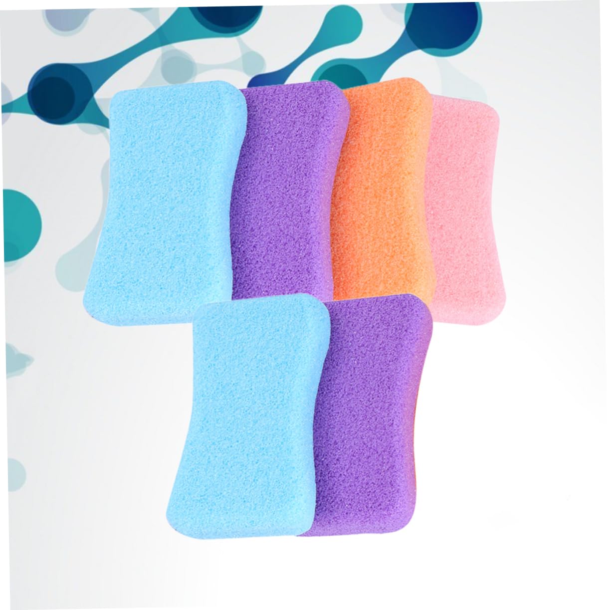 minkissy 18pièces Pierre Poncer Outil Exfoliant Pratique Pour Éliminer La Peau Morte Callosités à Domicile Couleurs Aléatoires