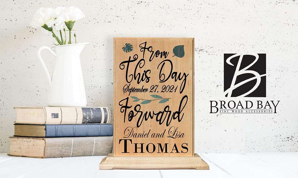 Personalized Wedding Gift Custom From This Day Forward Wedding or Anniversary For Newlywed Couples