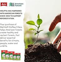 Vista 4 de Melitta 612412 #2 Filtros de café con cono marrón natural, 40