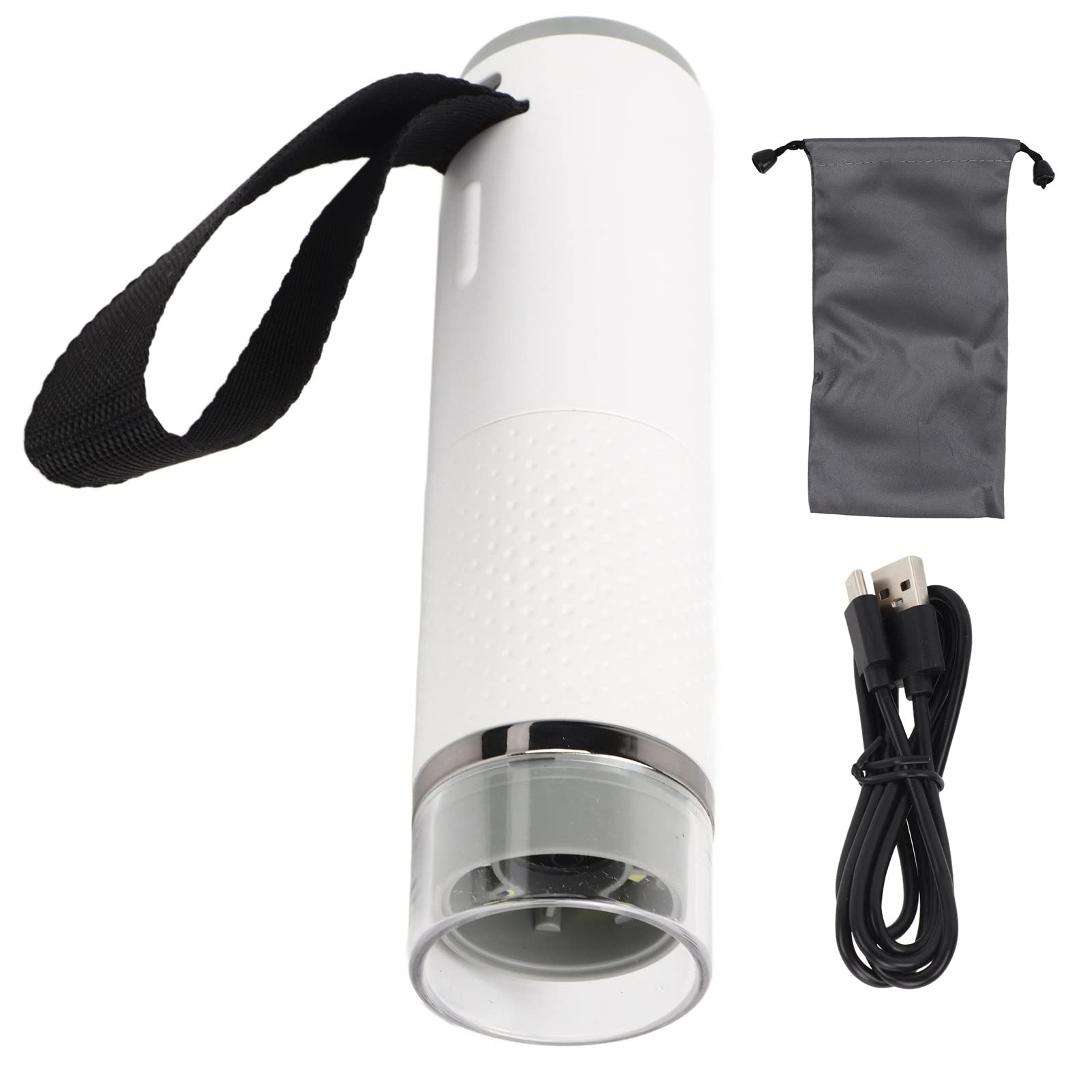 Microscopio Digital Inalámbrico, Aumento 50X-1000X WiFi HD Microscopio de Bolsillo con Luz LED Ajustable para Impresión Textil PCB Inspección de la Piel (White)