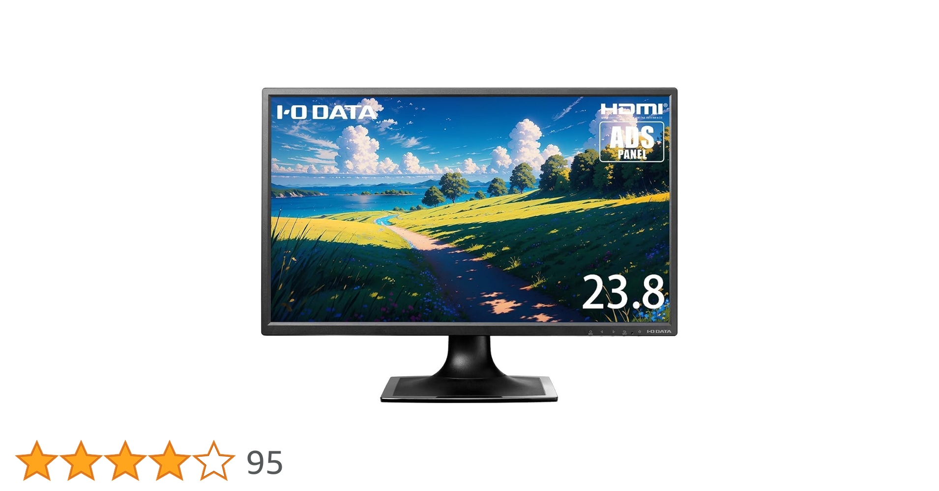 IODATA LCD-MF244EDSB 23.8型液晶ディスプレイ ブラック LCD-MF244EDSシリーズ | 広視野角ADSパネル採用！23.8型ワイド