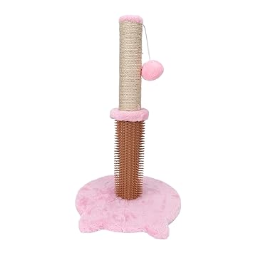 Cat Claw Scratcher, Scratch Resistant Sisal Cat Post Attractive Vertical Design for Bedroom