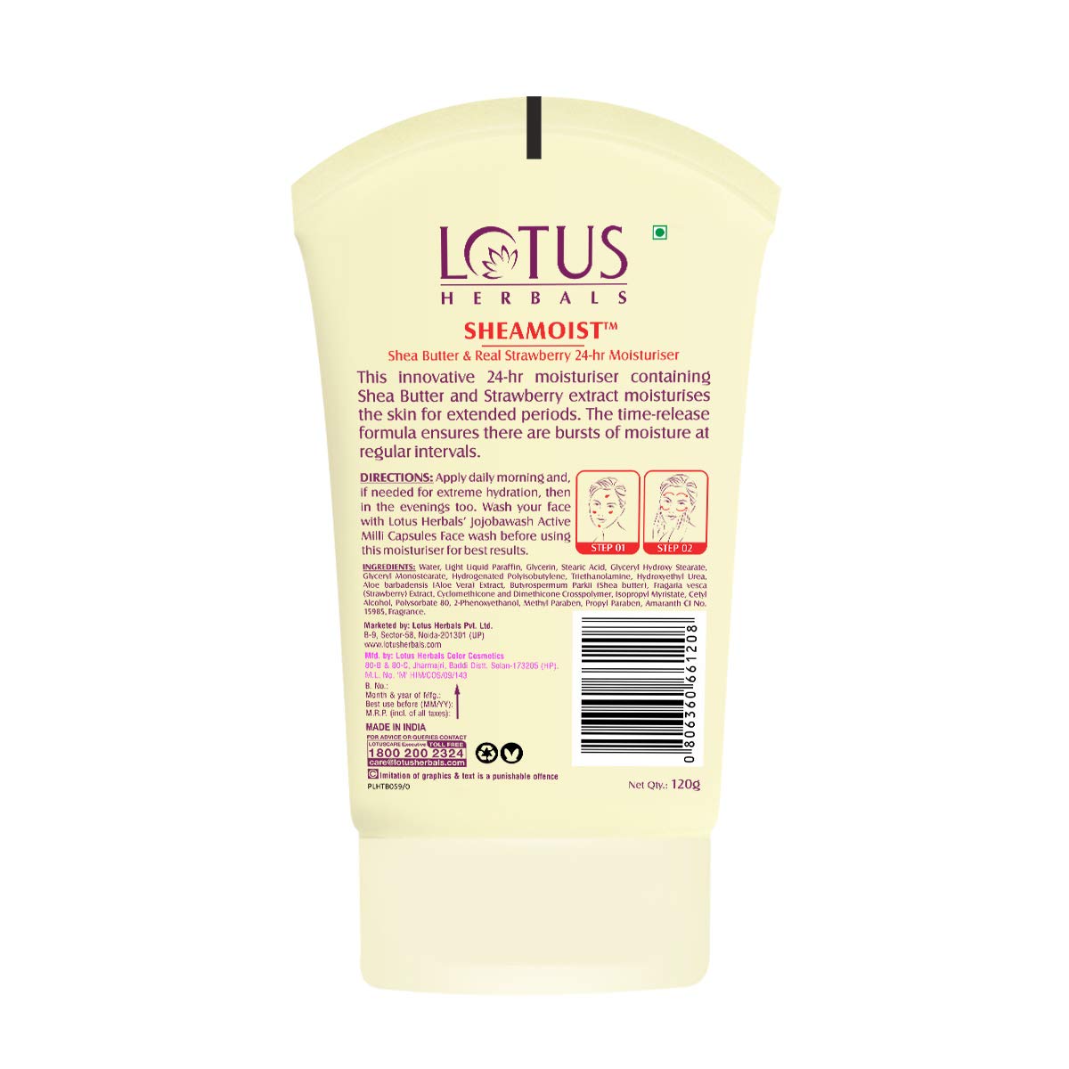 lotus shea butter cream
