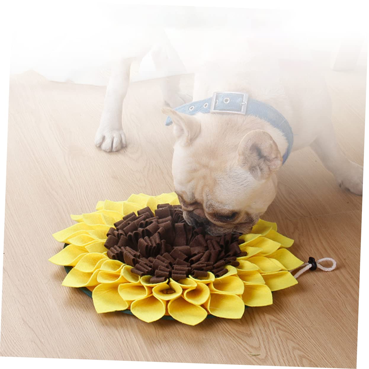 Sosoport 3piezas Alfombrilla para Perros De Forrajeo De Girasol Mat De Alimentación Lenta Diseño Creativo para Entrenamiento y Cenas De Mascotas Apta para Perros Pequeños Medianos y