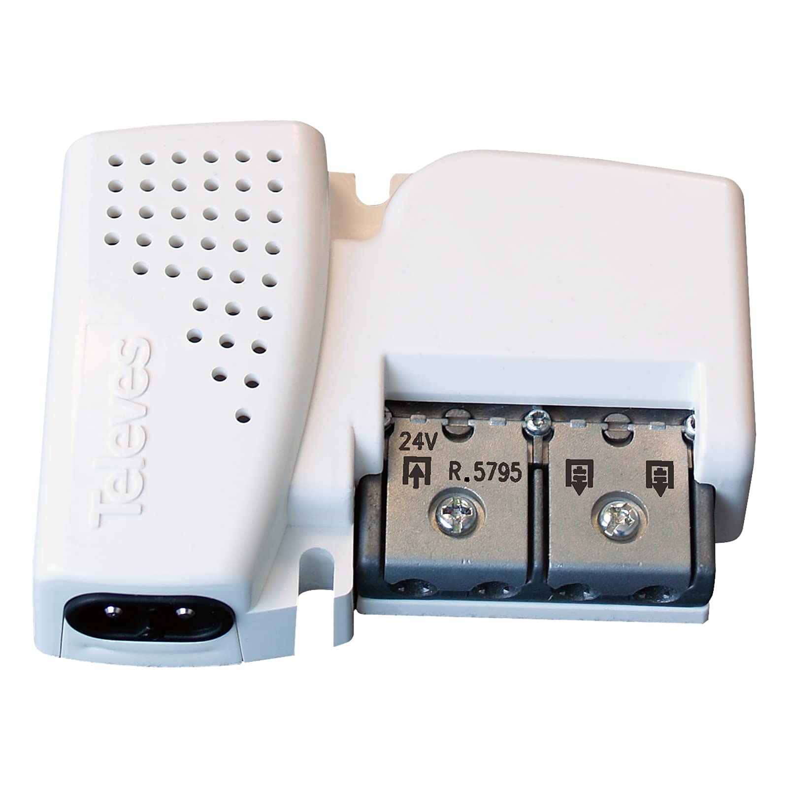 Kit Amplificador 28 dB + Fuente de alimentación 24V 2 Salidas. Segundo dividendo Digital 5G. No Compatible con parabólica