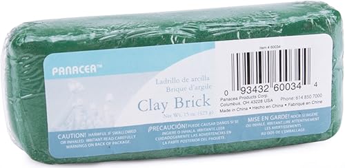 Panacea Arcilla adhesiva floral, 15 onzas, verde (442682)