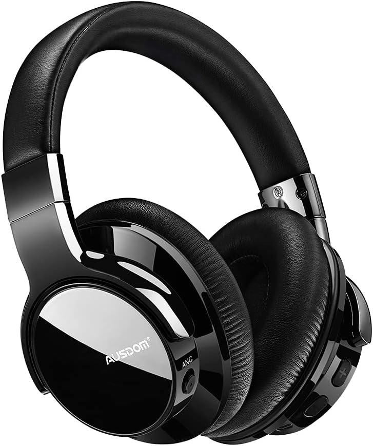 AUSDOM ANC8 Wireless Noise Canceling Headphones.