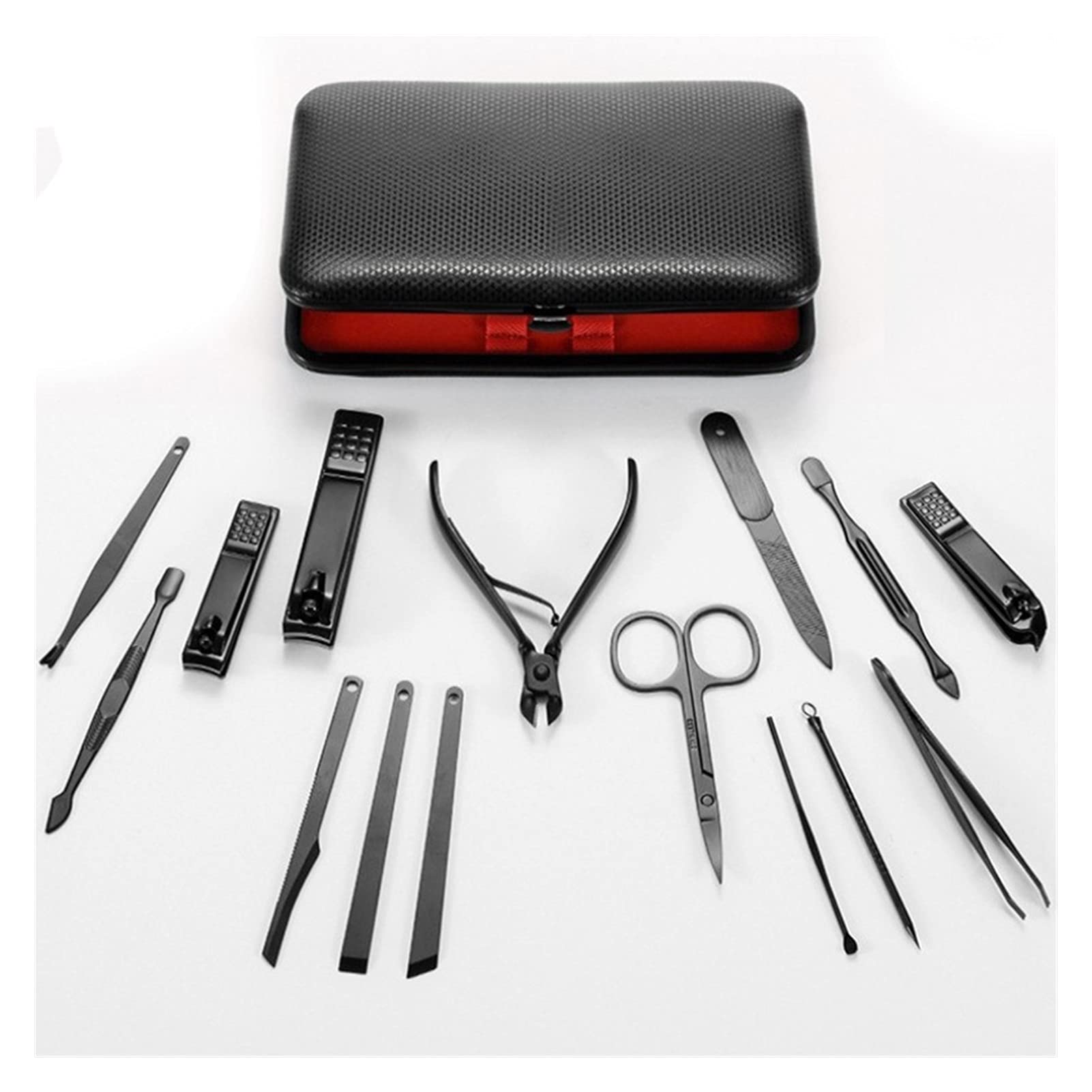 zestaw do manicure, Frezy do manicure Czarne 15 szt. Kombinacja 7 szt. Frez do manicure Narzędzia Akcesoria (Kolor: 7 frezów do manicure) (Material : 15 Manicure Cutter)
