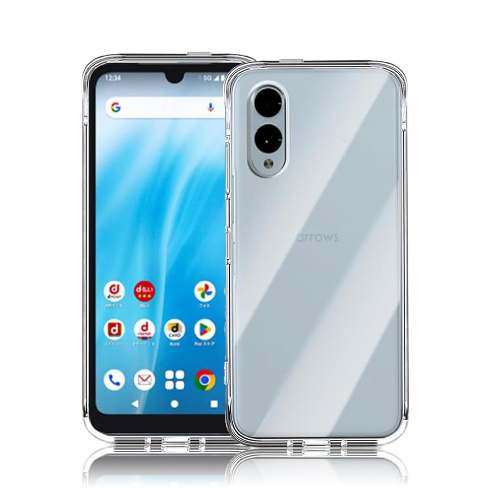 arrows We2 F-52E 本体 クリアケース付き Amazon.co.jp: 対応 Arrows We2 ケース クリア ケース Arrows We2 F
