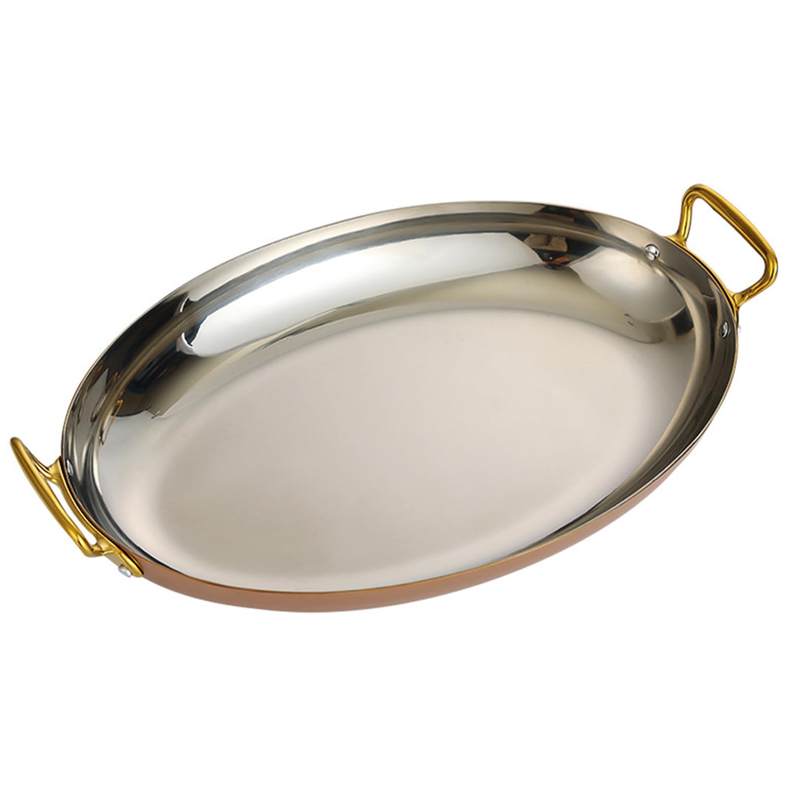 Poêle antiadhésive en acier inoxydable de 40 cm idéale pour cuisiner chez soi