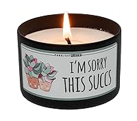 Vista 28 de Moonlight Makers Congrats Y'all Hot Apple Pie Scented Candle - Handmade Natural Soy Candle Wax, 25 Hour Burn Time, Cute Friendship and Birthday