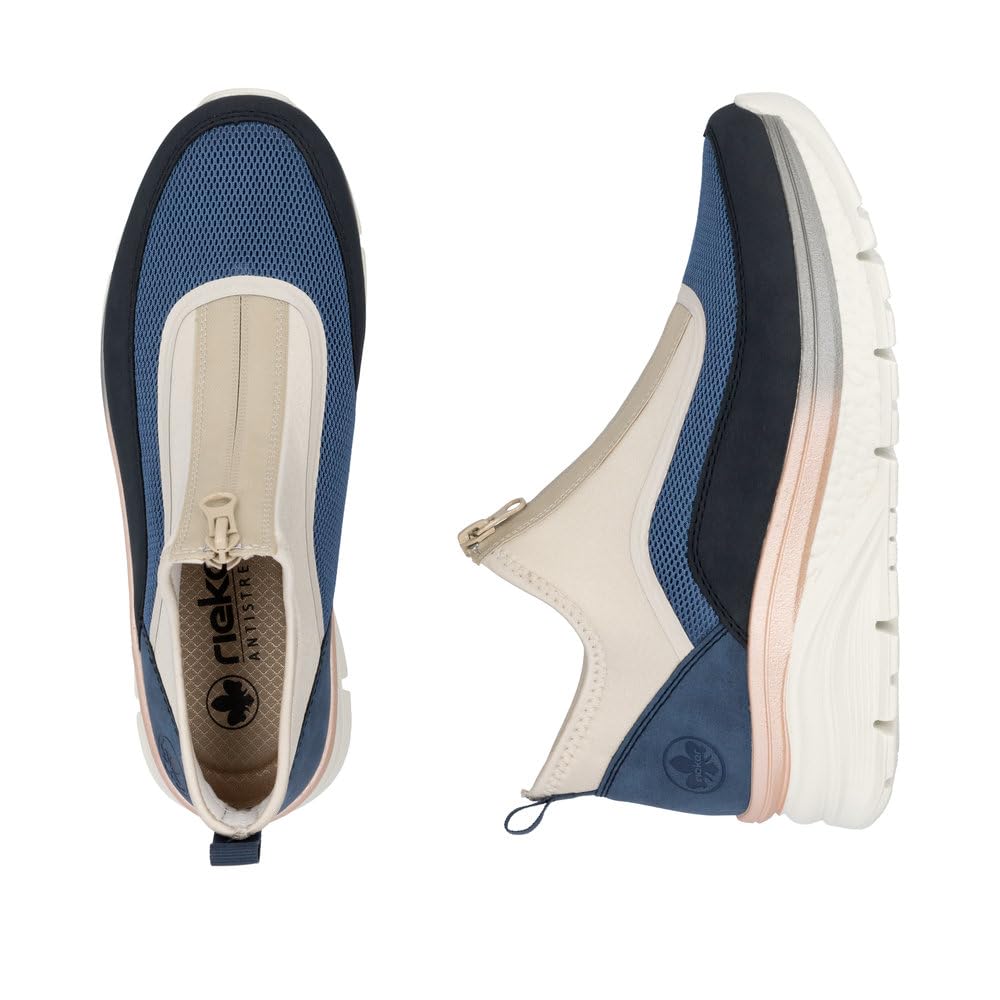 Rieker Damen Low-Top Sneaker 48053, Frauen Halbschuhe, lose Einlage