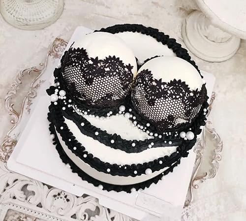 Miniatura 6 de 12 pulgadas de azúcar comestible floral imperio francés pastel de silicona en relieve Mat textura Fondant impresión encaje mat decoración molde goma