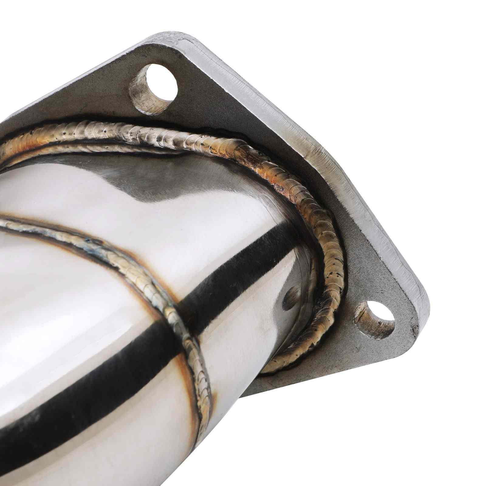 Downpipe Exhaut Decat da 6,3 cm, compatibile con Volkswagen VW Golf MK5 1.4 TSI Twin charger 168bhp / 170bhp modelli 2004-2009 in acciaio inox De Cat Down Pipe Upgrade