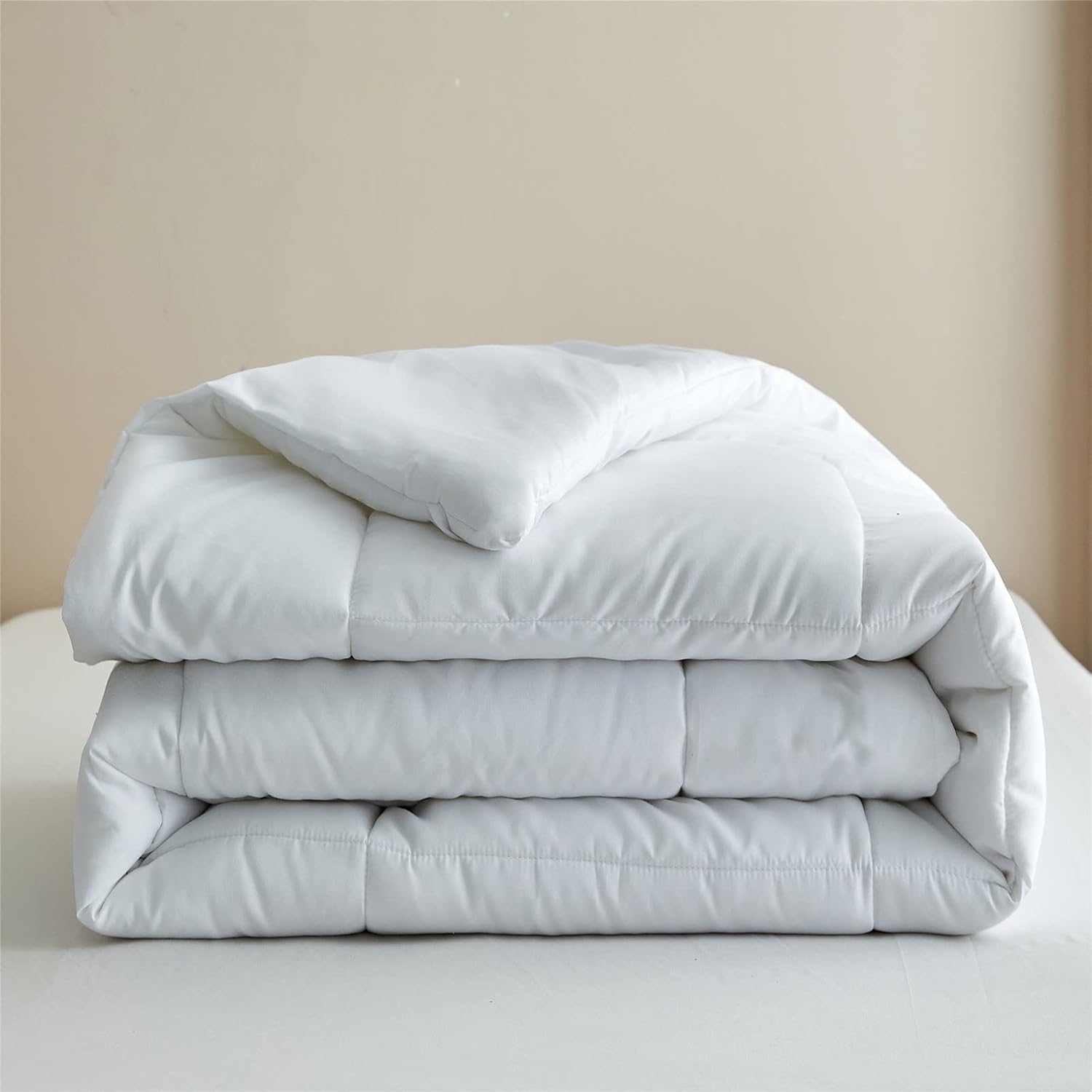 BISELINA Trapunta In Microfibra King Size 260x239 Cm - Imbottitura 260g/m², Con Anelli Angolari, Per Tutte Le Stagioni