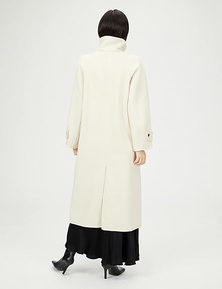 Amazon | [リリーブラウン] スタンドカラーロングリバーコート