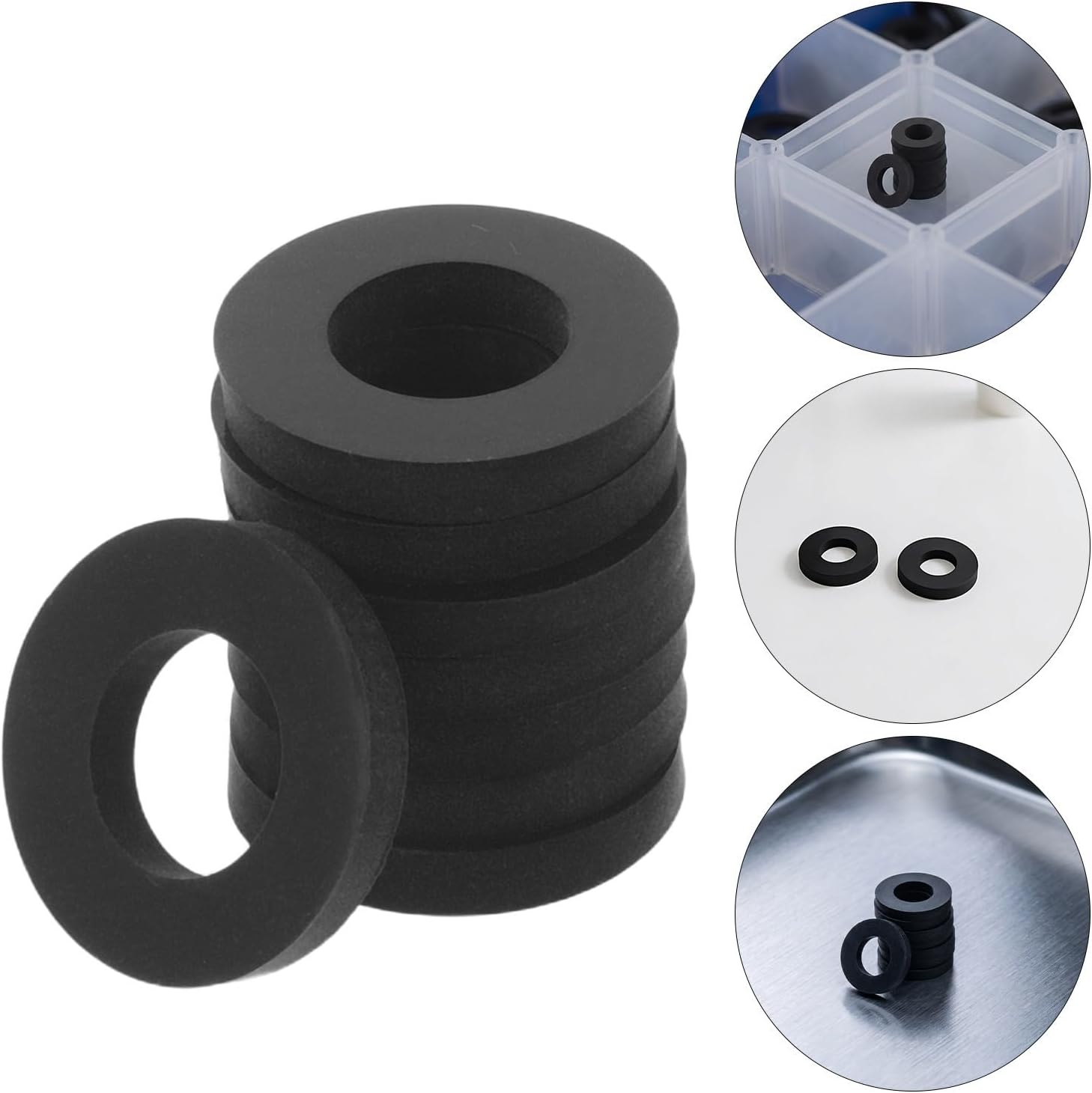 8pcs Soda Maker Gasket Kit Co2 Cylinder Leakproof Silicone Rubber Seal