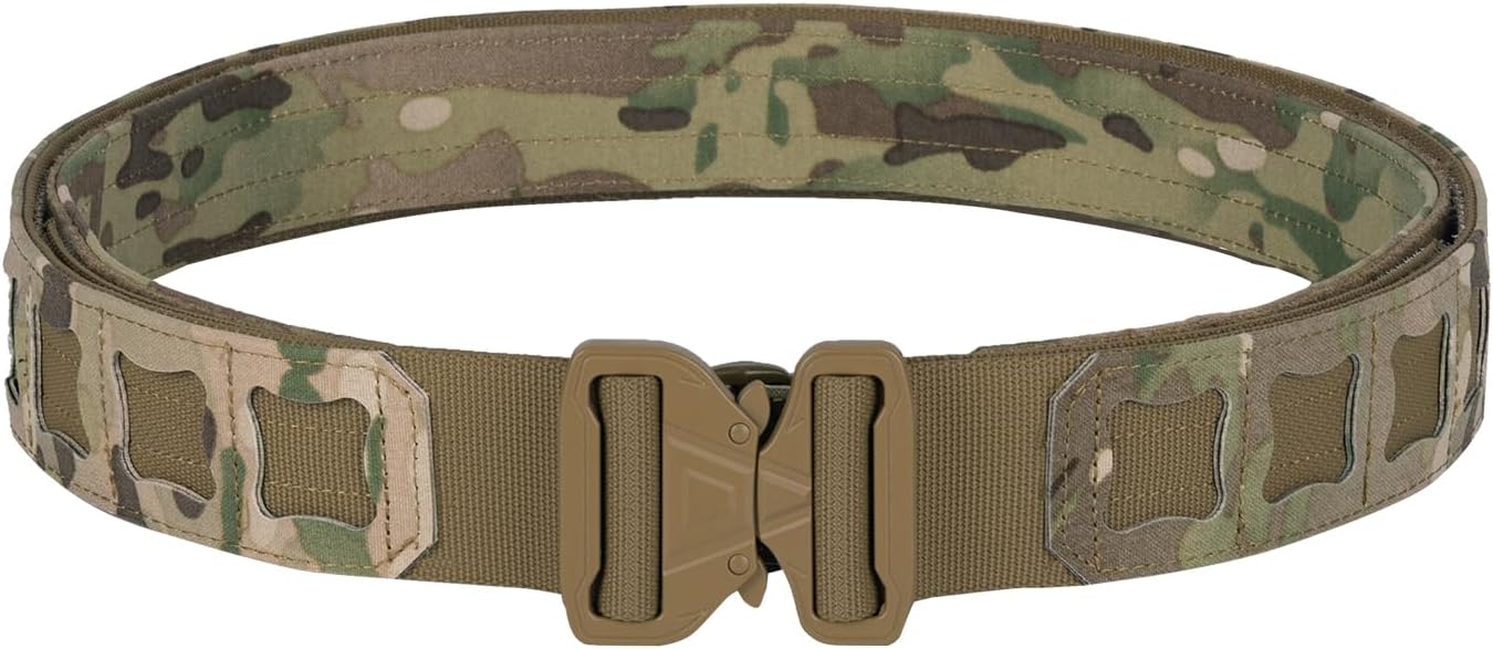 YAKEDA Tactical Battle Belt–Airsoft Reinfored Range Belt | Quick-Release Combat Ratchet Gun Belts for EDC, CCW