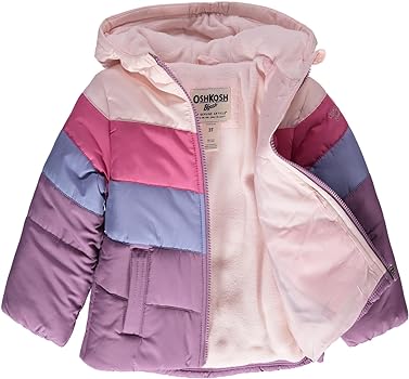 Amazon.com: OSHKOSH B'GOSH Girls' Perfect Colorblocked Heavyweight