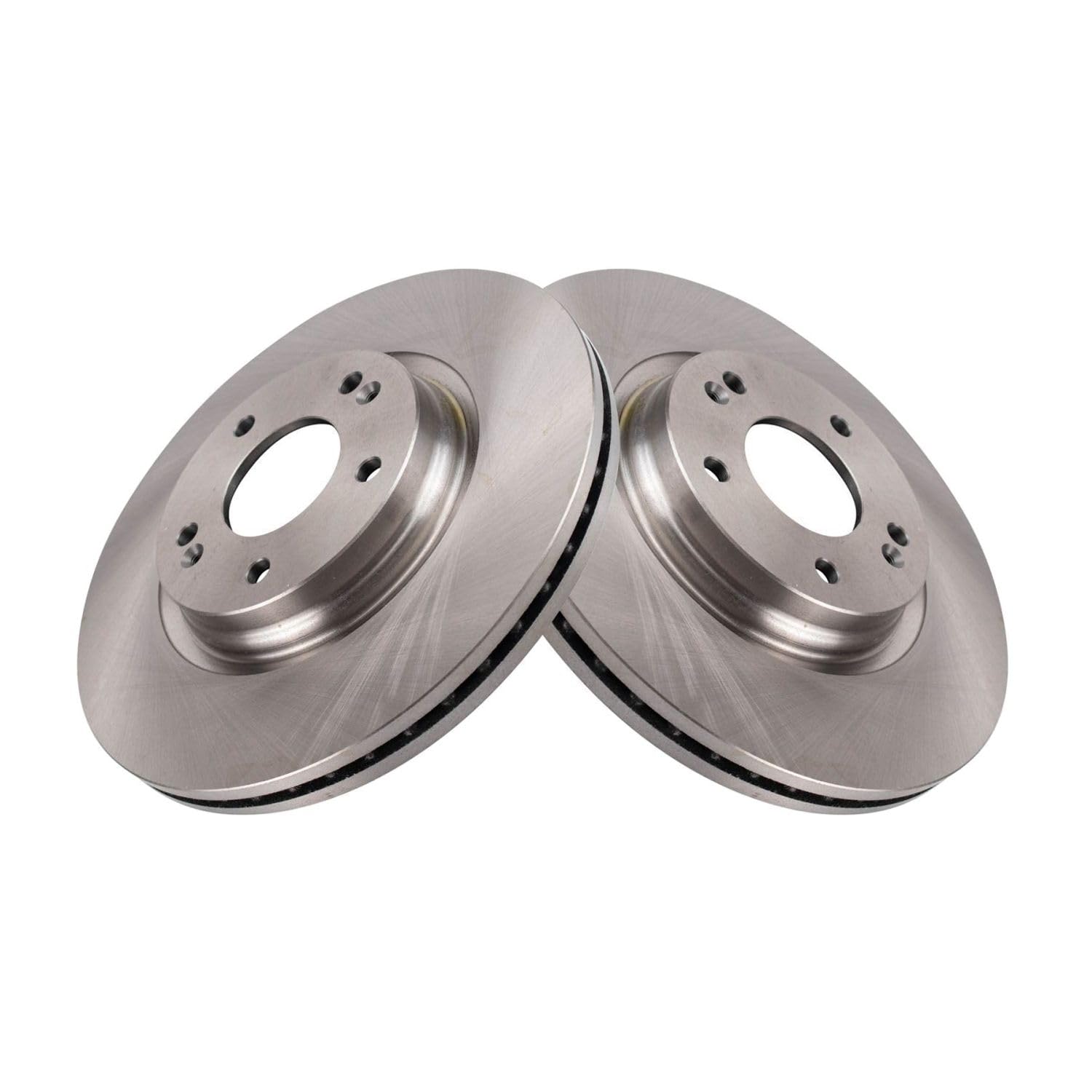 Brake Rotor Set Vented 2 Piece for Hyundai for Elantra 1.6L 2021-2022 for Sonata 1.6L/2.0L/2.5L 2020-2022,for Kia for K5 1.6L 2021-2022 Front Left Right 51712-L0000 BR901806