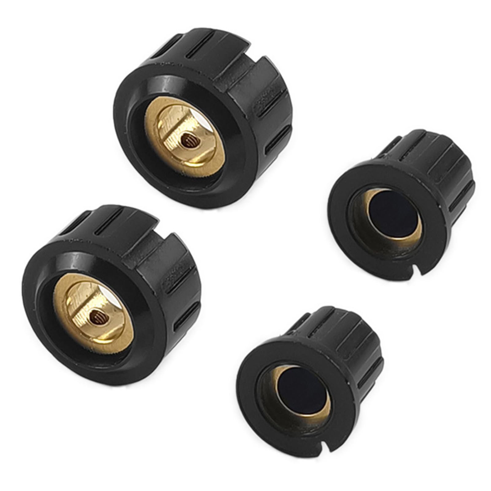 2Pcs Potentiometer Knob Replacement Guitar Volumes Control Rotary Knobs Knurled Shaft Hole Amplifier Potentiometer for Effect Pedal Amplifier