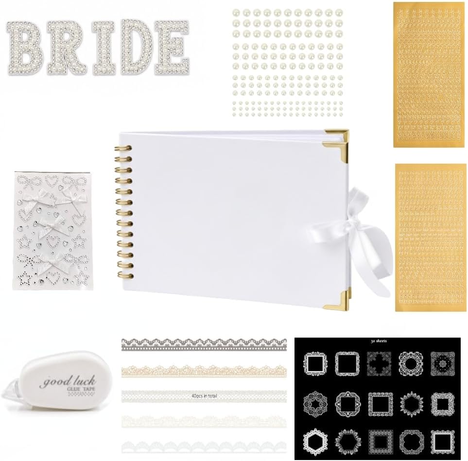 Letters to the Bride Scrapbook Wedding Guest Book