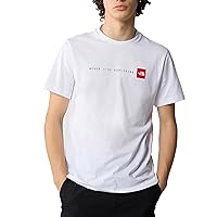 The North Face NF0A87NSFN4 M S/S Never Stop Exploring Tee T-Shirt Uomo TNF White Taglia M